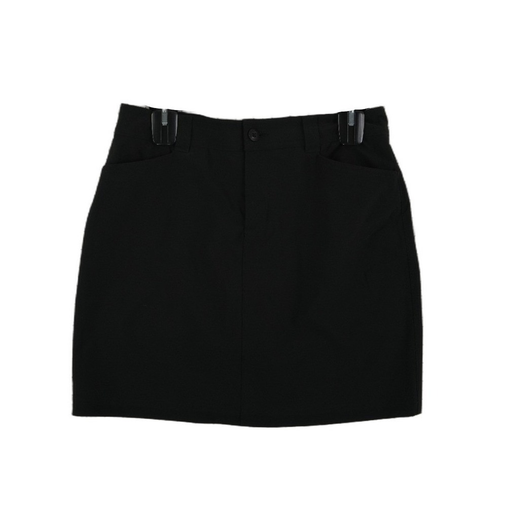 Eddie Bauer Skort Women's Size 4 Black Hiking Active Pockets Golf Tennis